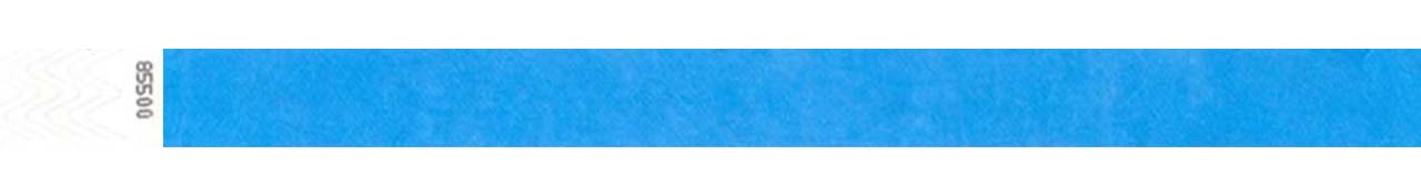 Tyvek 3/4 de pulgada color azul claro www.brazaletes.com.ve